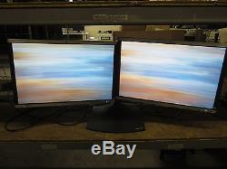 Matching 22 HP LA2205wg LCD Widescreen Desktop Display Monitor & Ergotron Stand