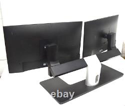 Matching DUAL Dell (P2419HC) 24 Widescreen LCD Monitors with desk Stand