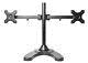 MonMount Dual LCD Freestanding Monitor Stand Up to 24in Black LCD-6460B