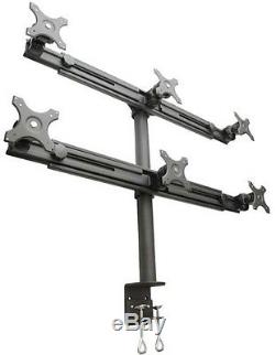 MonMount LCD-2060 Hex-Mount Monitor Stand for Six 15-24 Displays