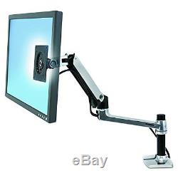 Monitor Arm Dual Desk Mount LCD Stand Computer Adjustable Swing Screen Swivel