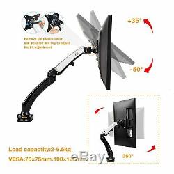 Monitor Arm Stand 17-27 LCD Screen Full Motion Swivel Gas Spring Desk Mount