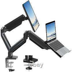 Monitor and Laptop Mount Fits Max 17 Notebook and 32 Computer Screen