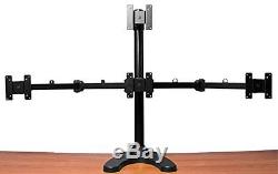 Monmount Quad LCD Monitor Freestanding Desk Stand 3+1 LCD4802Q-Stand