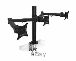 Mount-It! MI-753 Triple Screen LCD Computer Monitor Desk Mount Stand Arm for