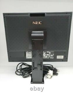 NEC MultiSync LCD2190UXP-BK 21.5 Professional Grade Monitor + Stand & Cables