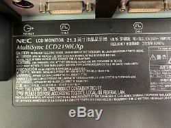 NEC Multisync LCD2190Uxp 21.3inch DVI VGA Monitor NO STAND Grade B