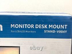 NEW VIVO MONITOR DESK MOUNT Stand Holds 4 Screens FITS MOST 13 TO 27 LCD/LED
