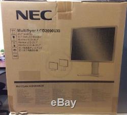 New NEC 20 MultiSync LCD Monitor LCD2090UXI with Stand Cables Manual