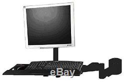 New Open Box Easy Mount LCD 002-0026 EZM LCD Monitor/Keyboard Wall Mount, Black
