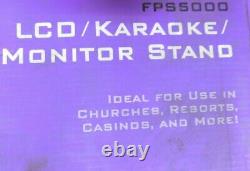 On-Stage Stands FPS5000 LCD/Karaoke/Monitor Stand-New