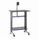 PC Workstation Stand-Up Height LCD Monitor Mount Computer Desk Home Office Table