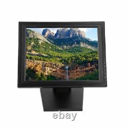 POS TouchSystems 17 LCD Touchscreen Monitor 1280x1024 With POS Stand Restaurant
