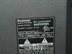 Panasonic BT-LH2600WP 26 SD/HD-SDI HD LCD Broadcast Monitor with Stand 30,604 HRS
