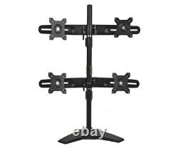 Planar Quad Monitor Stand Up to 26.5lb Up to 24 LCD Monitor