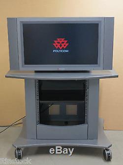 Polycom 32 LCD Monitor With Stand Video Conference Conferencing System