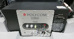 Polycom HDX 9000 + 50 Plasma Monitor Video Conferencing System + Stand + MPTZ-6