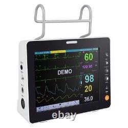 Portable 8inch Signs Patient Monitor Screen 6 Parameter Stand