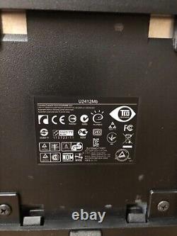QTY 10 Dell UltraSharp U2412M U2412Mb 24-Inch LED LCD Monitors withstands cords