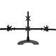 Quad 1x3 LCD Monitor Desk Stand with a 28 Pole