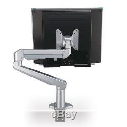 Roline LCD Monitor Stand Pneumatic Desk Clamp Pivot 2 Joints