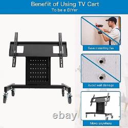 Rolling TV Mount Stand Trolley 32-65in Plasma Screen LED LCD Monitor Stand Cart