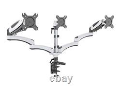 SHOPPINGALL Fully Adjustable Dual Gas Spring LCD Monitor Desk Mount Stand with 3