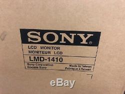 SONY LMD-1410 14 Pro Series LCD Video Monitor & Stand New Unused