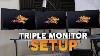 Setting Up Triple Monitors 3x Monitor Arm