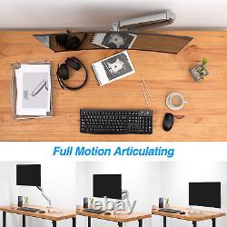 Single 13-34 Monitor Arm Desk Mount Fits One Flat/Curved/Ultrawide Monitor Ful