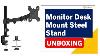 Single 13 To 27 Inch LCD Monitor Desk Mount Stand Height Adjustable Arm Mount Monitorstand Tukzer