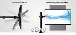 Single LCD ARM Monitor Desk Stand Fully Adjustable Tilt for 1 Screen 13 to 32