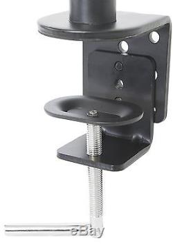 Single LCD Monitor Desk Mount Stand Adjustable with Tilt for 1 Screen up to 27