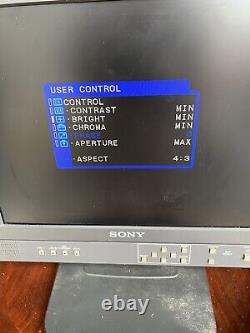 Sony LMD-1410 14 Professional Series LCD Monitor Withstand Tested Works Great