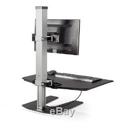 Stand Sit Desk Riser Churchill 1 Monitor Instant Sit Stand Desks