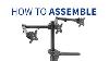 Stand V003j Triple Monitor Stand Assembly By Vivo