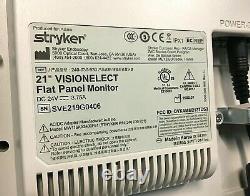 Stryker Vision Elect, LCD Flat Panel Monitor 21 240-030-930 on Rolling Stand
