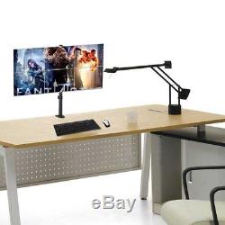 Suptek Hex Arm LCD LED Monitor Stand Desk Mount Bracket Heavy Duty & Fully 6 up