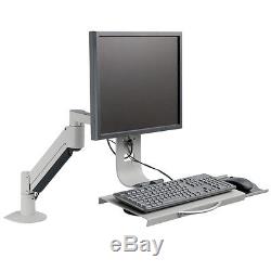 Surface-Mounted Stand Sit Desk Kit Monitor Arm Instant Sit Stand Desks