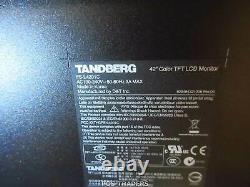 TANDBERG FS-L4201C 42 HD TFT LCD Monitor INCL STAND & TANDBERG TTC7-09 + CABLES
