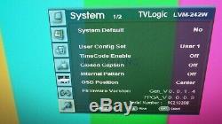 TV Logic LVM-242W 24 Multi-Format LCD Monitor no stand (please read)