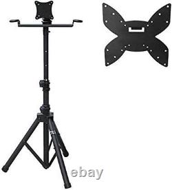 TV Stands for Flat Screens Monitor Stand Tripod Mount Folding Karaoke LCD LED