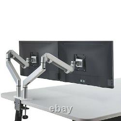 ThingyClub Dual Gas Spring LCD Arm Desk VESA Bracket & Monitor Arm Stand for