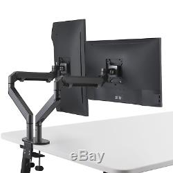 ThingyClub Dual Gas Spring LCD Arm Desk VESA Bracket & Monitor Arm Stand for up