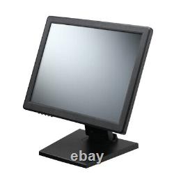 Touch Display POS 15 LCD Touch Screen Monitor VGA, Windows7/8/10/11 with Stand