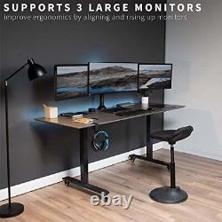 Triple 23 to 32 inch LED LCD Computer Monitor Desk Mount VESA Stand Heavy Dut