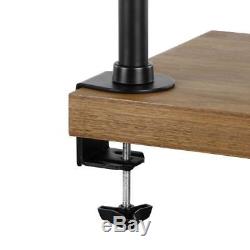 Triple Arm Monitor Desk Mount Tv Screen Lcd Vonhaus Led Bracket Adjustable Stand