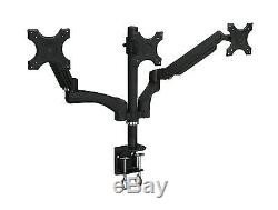 Triple Monitor Desk Mount Arm LCD Computer Display Stand Full-Motion