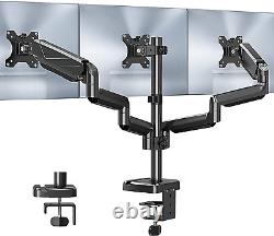Triple Monitor Mount, 3 Monitor Desk Arm Fits Three Max 27? LCD Computer Screens