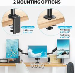 Triple Monitor Stand Mount, 3 Monitor Desk Mount for Three Max 27 Inch Computer